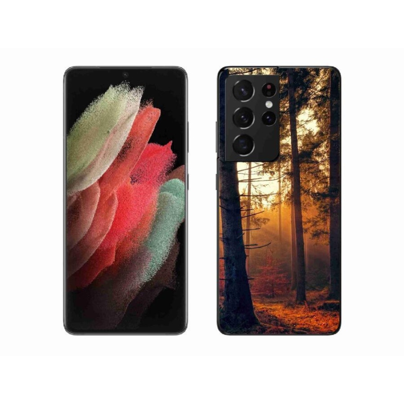 Gél tok mmCase Samsung Galaxy S21 Ultra 5G - erdő