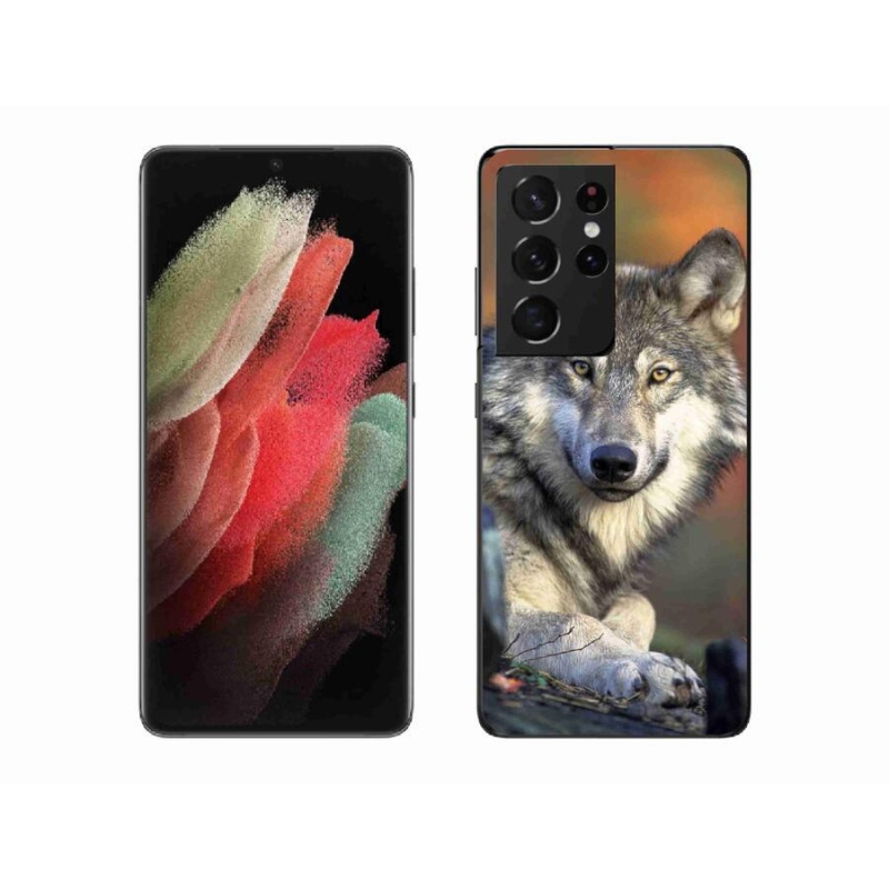 Gél tok mmCase a Samsung Galaxy S21 Ultra 5G készülékhez - farkas