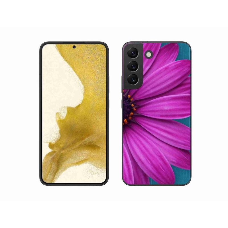 Gél tok mmCase Samsung Galaxy S22+ 5G - lila százszorszép