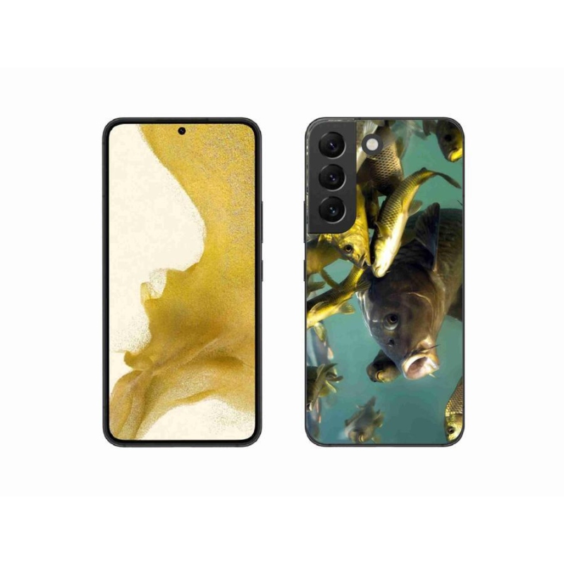 Gél tok mmCase a mobil Samsung Galaxy S22 5G - halak iskolája számára