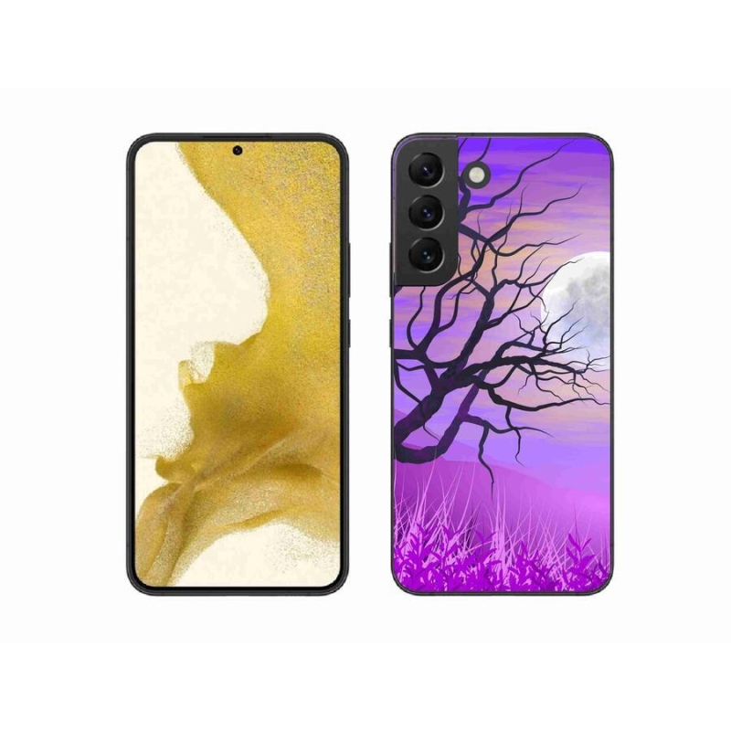 Gél tok mmCase Samsung Galaxy S22+ 5G - rajzfilmes kidőlt fa mmCase Samsung Galaxy S22+ 5G számára