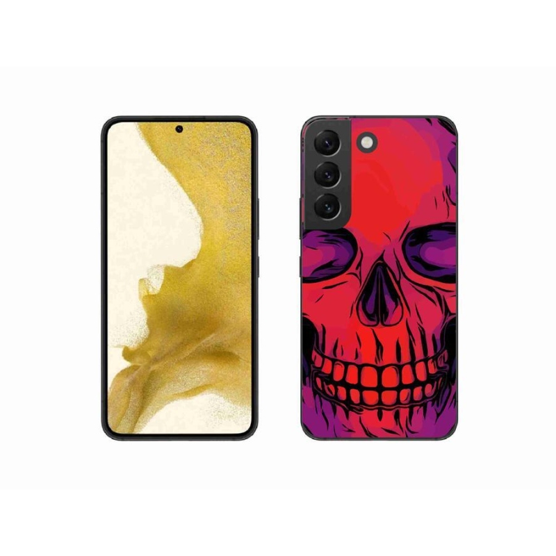 Gél tok mmCase a Samsung Galaxy S22 5G készülékhez - koponya