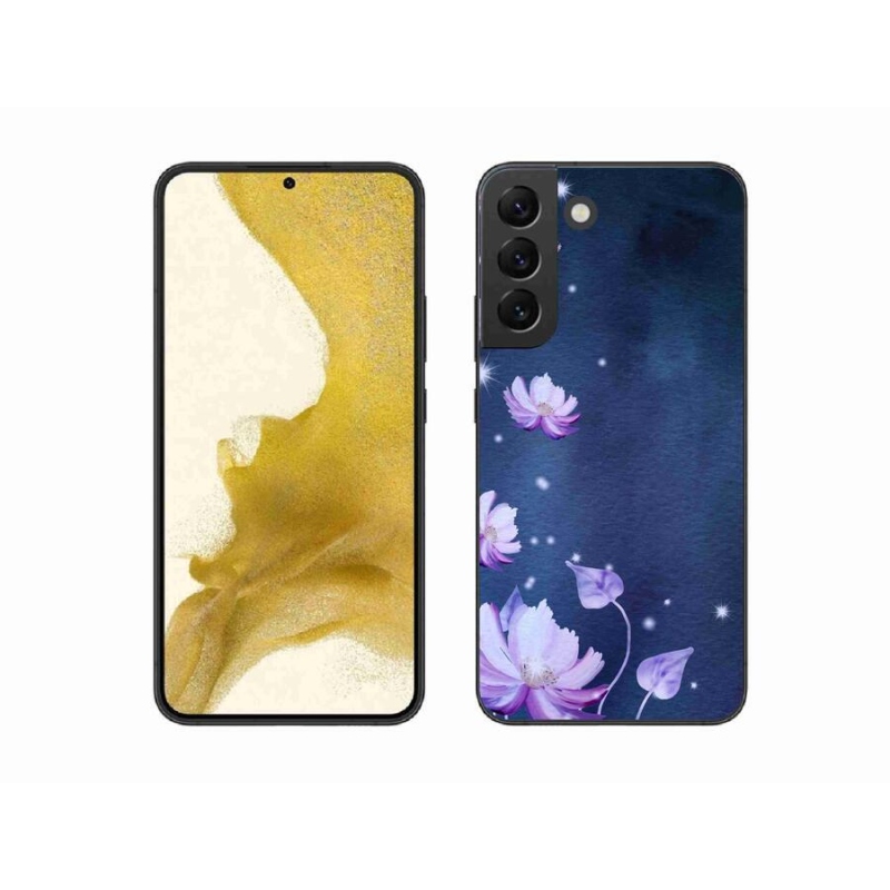 Gél tok mmCase a Samsung Galaxy S22+ 5G készülékhez - hulló virágok