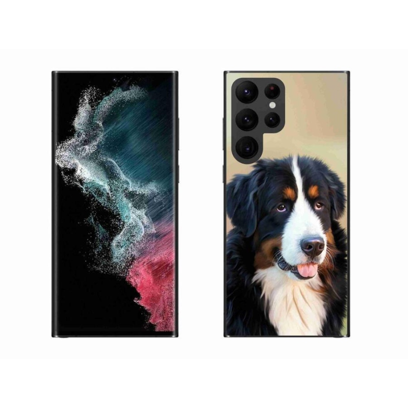 Gél tok mmCase Samsung Galaxy S22 Ultra 5G - Berni hegyi kutya Samsung Galaxy S22 Ultra 5G-hez