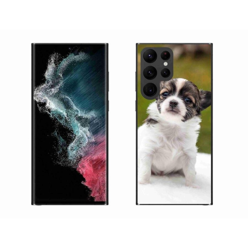 Gél tok mmCase a Samsung Galaxy S22 Ultra 5G készülékhez - chihuahua 4