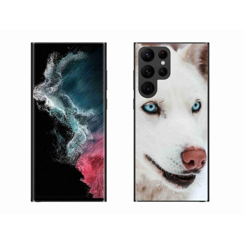 Gél tok mmCase a Samsung Galaxy S22 Ultra 5G készülékhez - kutyaszemmel nézve