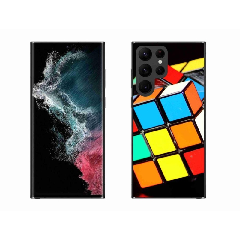 Gél tok mmCase Samsung Galaxy S22 Ultra 5G - Rubik-kocka Samsung Galaxy S22 Ultra 5G-hez