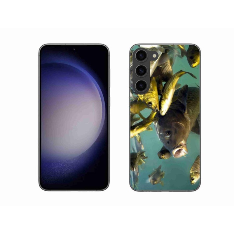 Gél tok mmCase a Samsung Galaxy S23+ 5G - halak iskolája számára