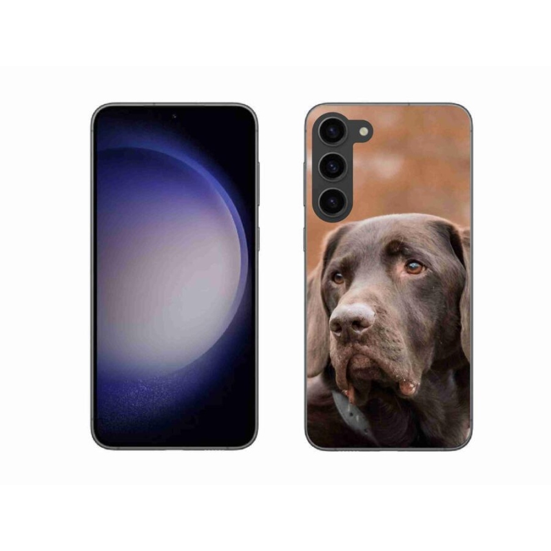 Zselés tok mmCase Samsung Galaxy S23+ 5G - barna labrador