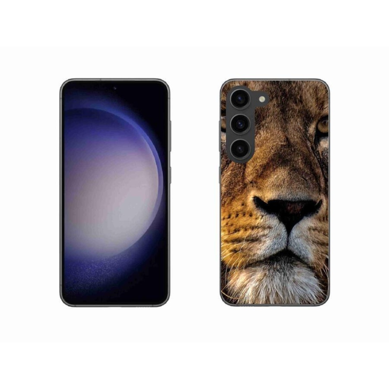 Gél tok mmCase a Samsung Galaxy S23 5G készülékhez - oroszlán