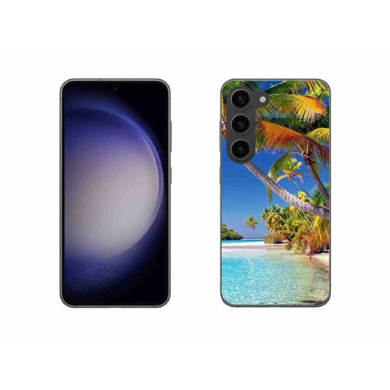 Gél tok mmCase Samsung Galaxy S23 5G - tengerparti zselés tok mmCase - tengerpart