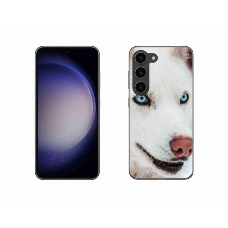 Gél tok mmCase a Samsung Galaxy S23 5G készülékhez - kutyaszemmel nézve