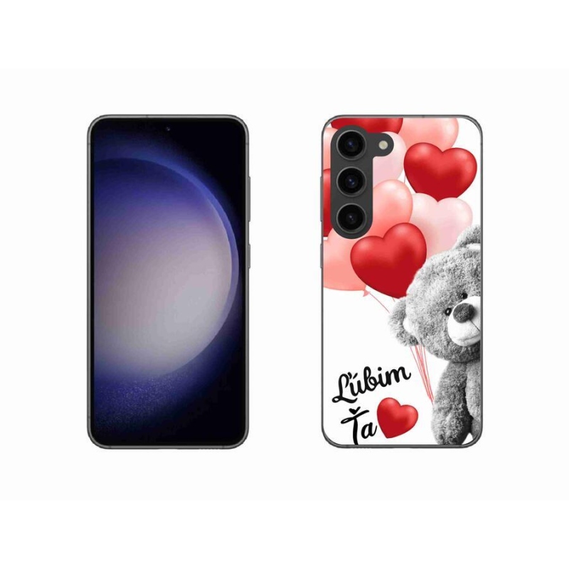 Gél tok mmCase a Samsung Galaxy S23 5G készülékhez - I love you en