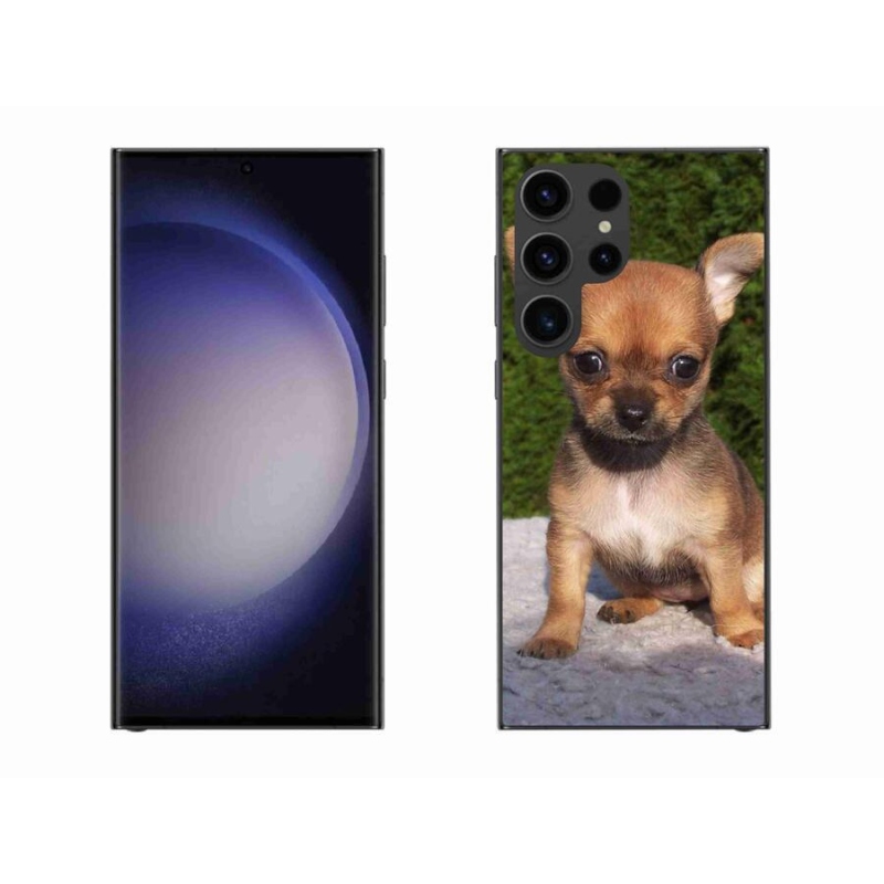 Gél tok mmCase a Samsung Galaxy S23 Ultra 5G készülékhez - chihuahua 3