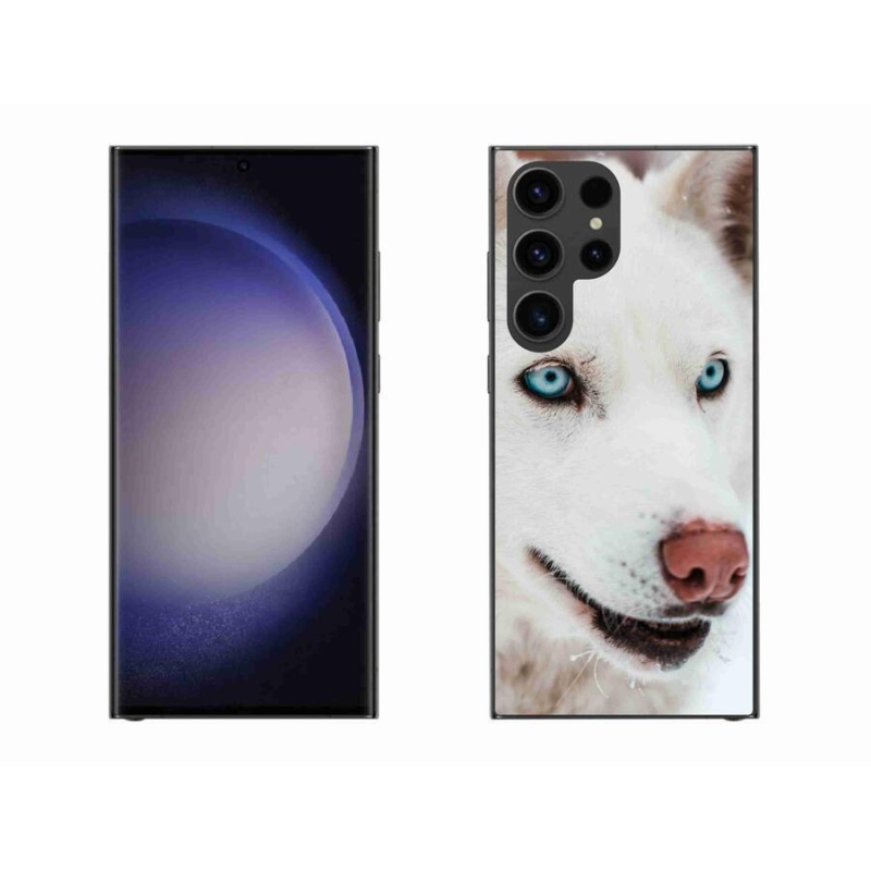 Gél tok mmCase a Samsung Galaxy S23 Ultra 5G készülékhez - kutyaszemmel nézve