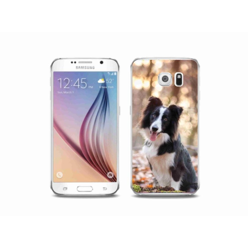 Gél tok mmCase a Samsung Galaxy S6-hoz - border colie 1