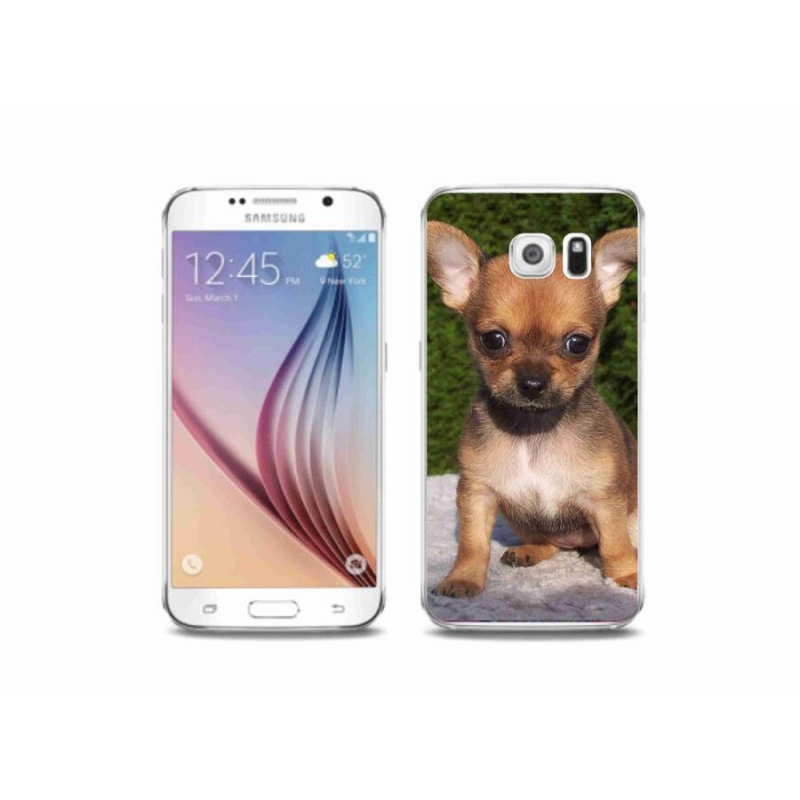 Gél tok mmCase Samsung Galaxy S6 készülékhez - chihuahua 3