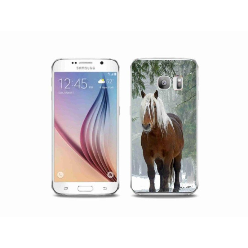 Gél tok mmCase Samsung Galaxy S6 Edge készülékhez - ló az erdőben