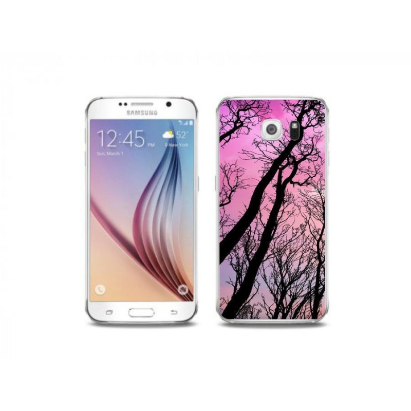 Gél tok mmCase Samsung Galaxy S6 Edge készülékhez - kidőlt fák