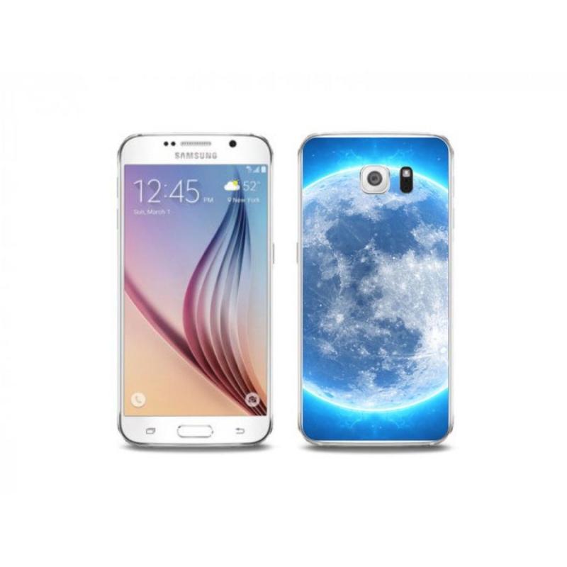 Gél tok mmCase a Samsung Galaxy S6 Edge készülékhez - földgömb alakú