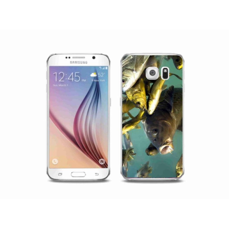 Gél tok mmCase mobiltelefonhoz Samsung Galaxy S6 - halak iskolája
