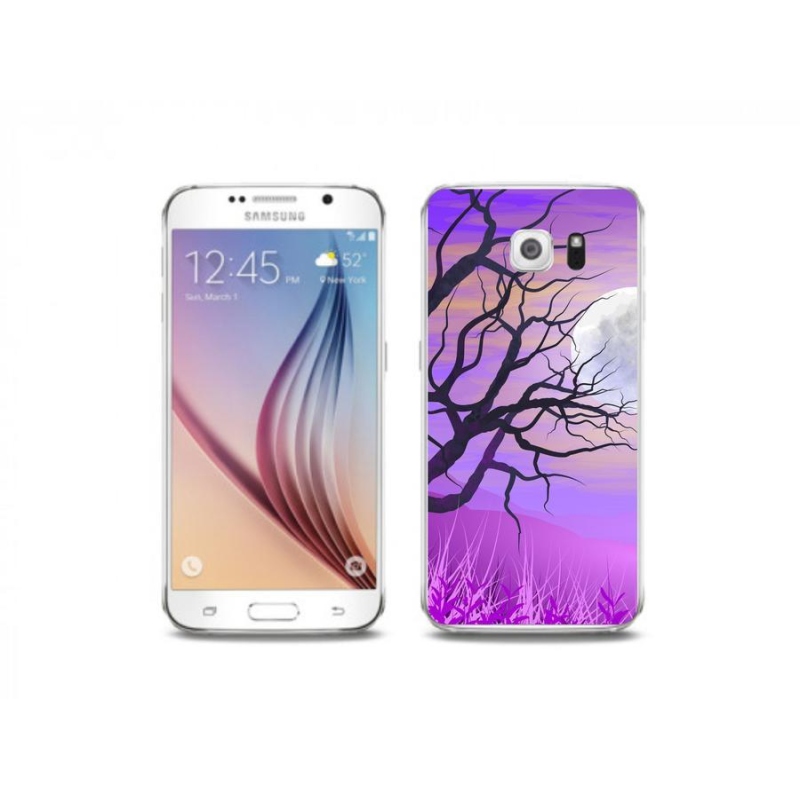 Gél tok mmCase mobiltelefonhoz Samsung Galaxy S6 - rajzfilmes kidőlt fa
