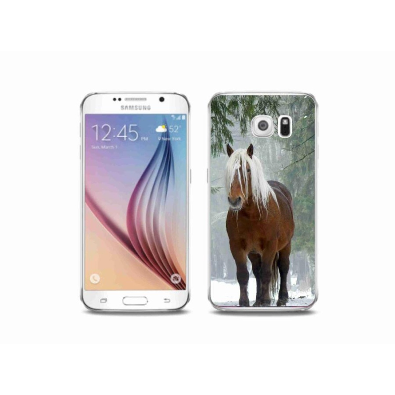 Gél tok mmCase Samsung Galaxy S6 készülékhez - ló az erdőben