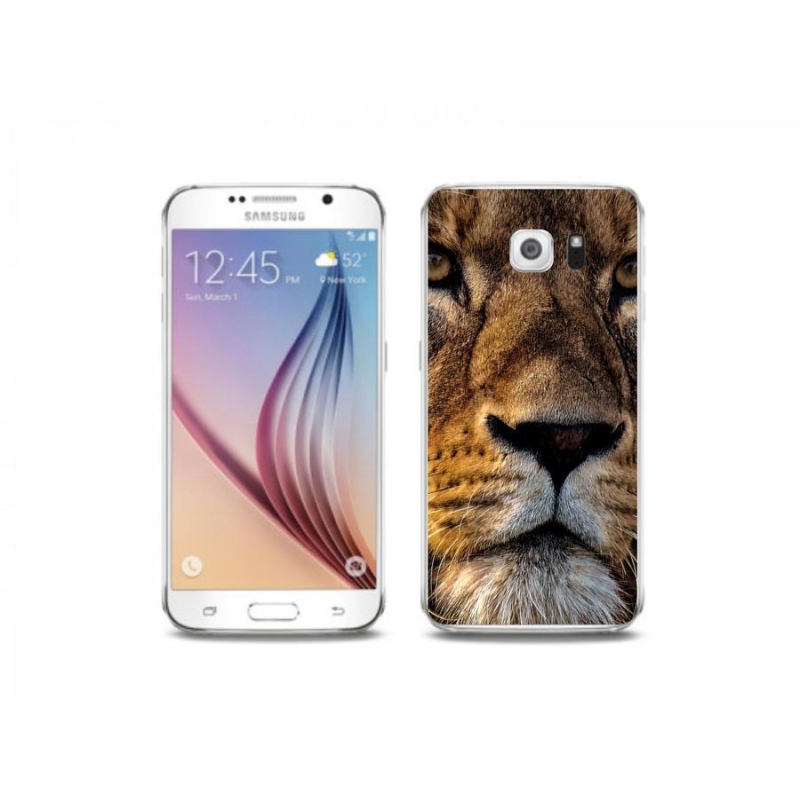 Gél tok mmCase Samsung Galaxy S6 készülékhez - oroszlán