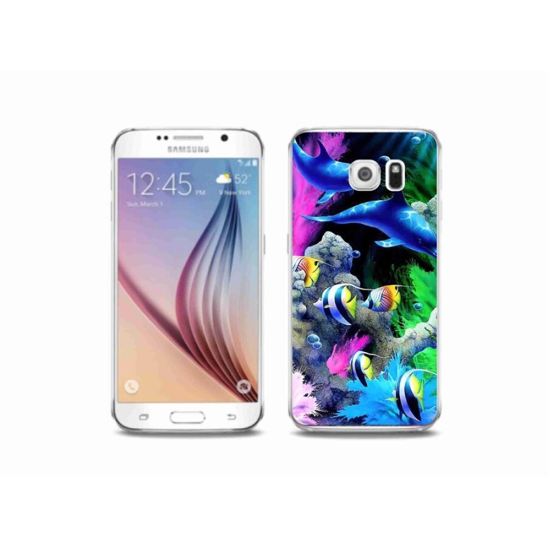 Gél tok mmCase Samsung Galaxy S6 készülékhez - tengeri világ