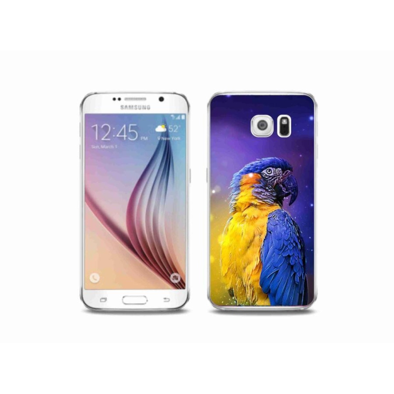 Gél tok mmCase Samsung Galaxy S6 készülékhez - papagáj ara 1