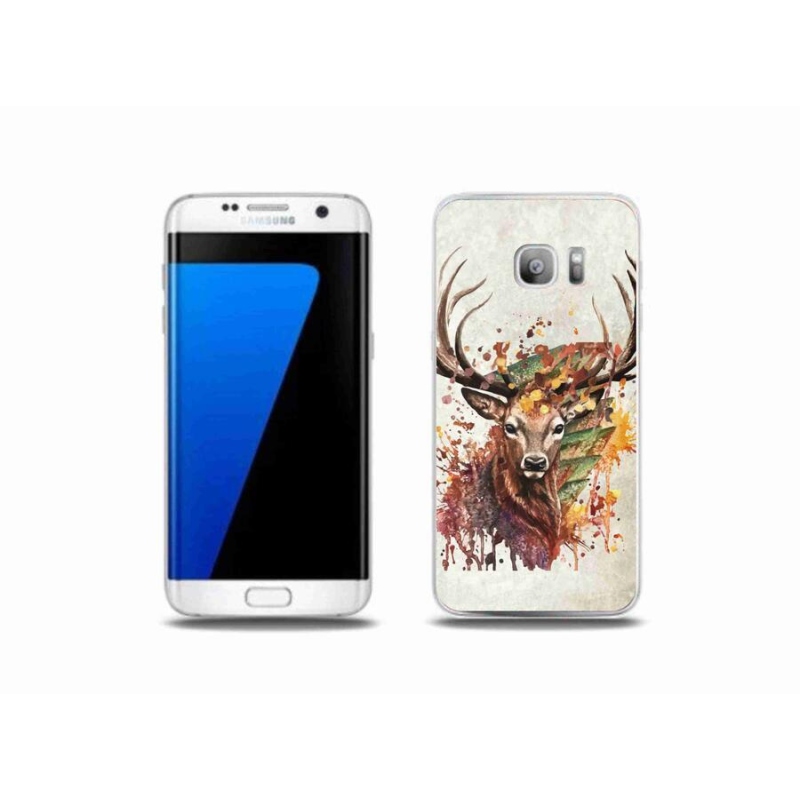 Gél tok mmCase a Samsung Galaxy S7 Edge készülékhez - szarvas 1