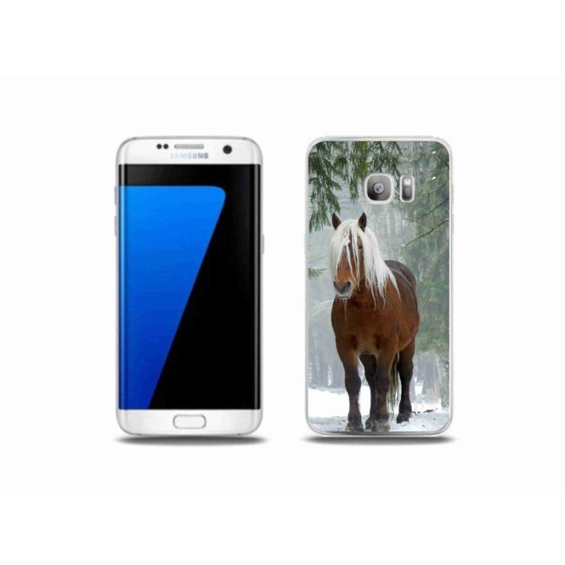 Gél tok mmCase Samsung Galaxy S7 Edge készülékhez - ló az erdőben