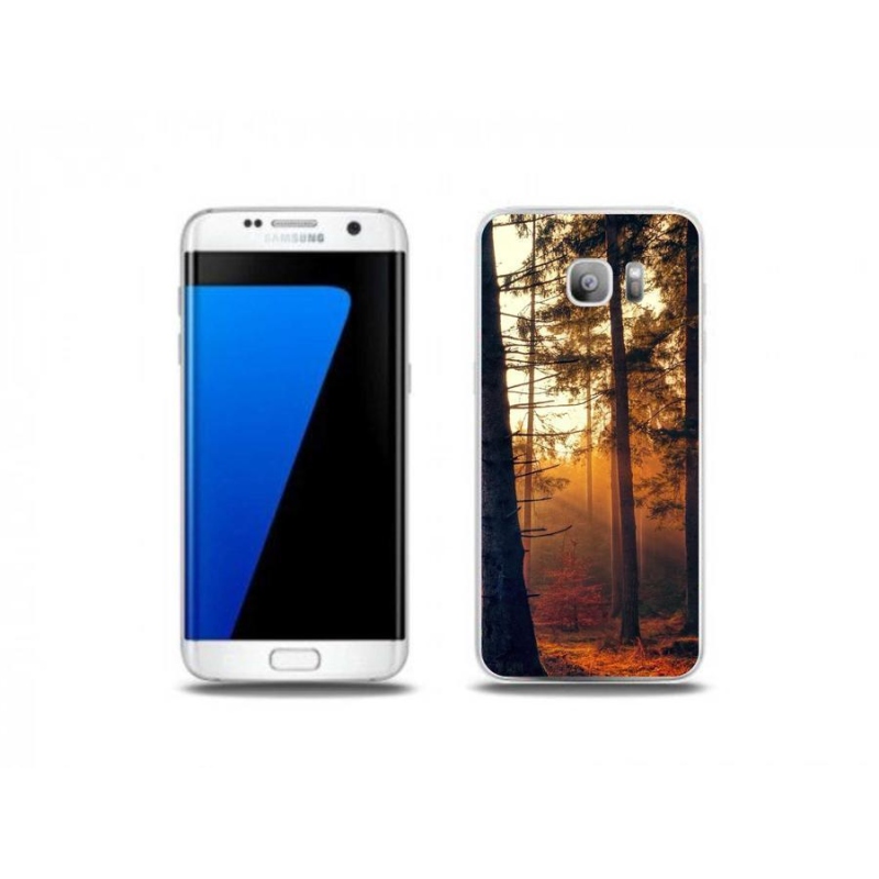 Gél tok mmCase Samsung Galaxy S7 Edge készülékhez - erdő