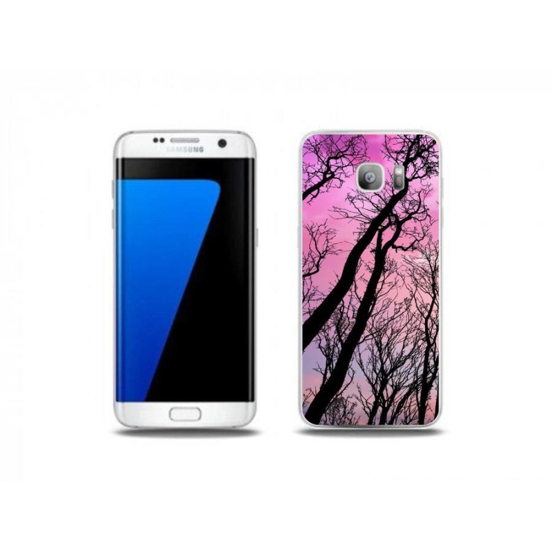 Gél tok mmCase Samsung Galaxy S7 Edge készülékhez - kidőlt fák