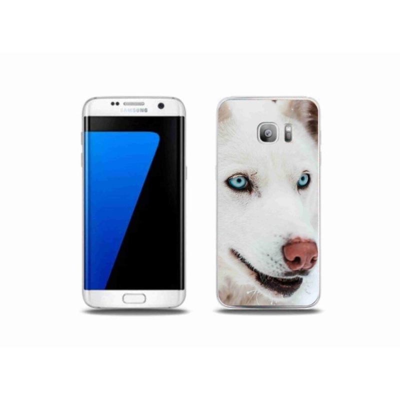Gél tok mmCase Samsung Galaxy S7 Edge készülékhez - kutyaszemmel nézet