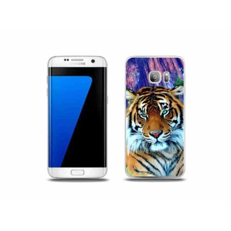 Gél tok mmCase Samsung Galaxy S7 Edge készülékhez - tigris