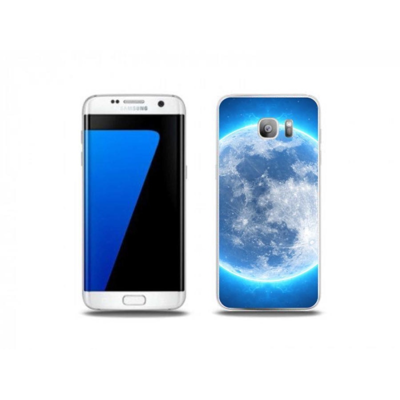 Gél tok mmCase a Samsung Galaxy S7 Edge készülékhez - földgömb alakú