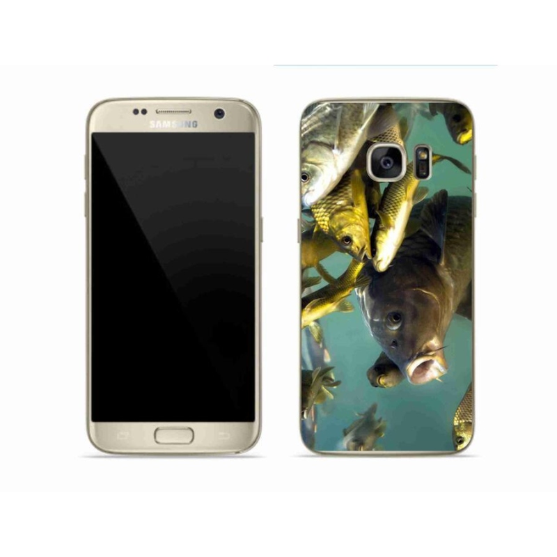 Gél tok mmCase mobiltelefonhoz Samsung Galaxy S7 - halak iskolája