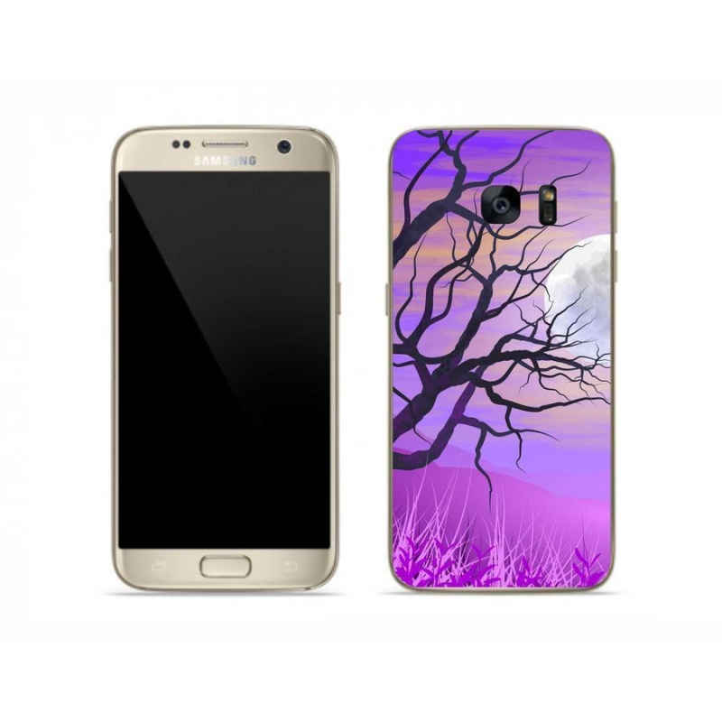 Gél tok mmCase Samsung Galaxy S7 készülékhez - rajzfilmes kidőlt fa
