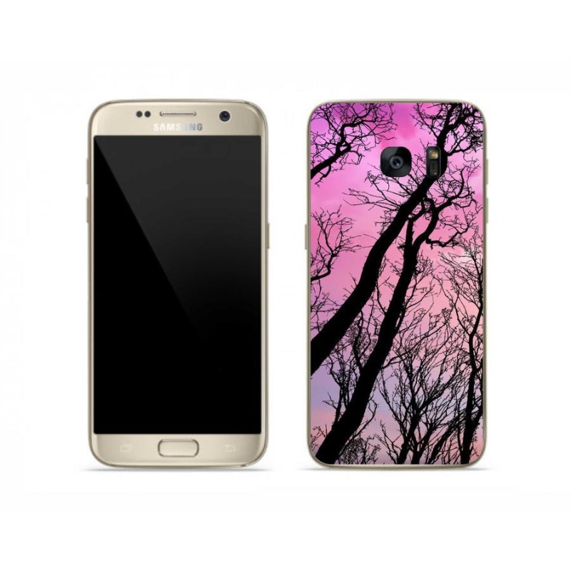 Gél tok mmCase a Samsung Galaxy S7 készülékhez - kidőlt fák
