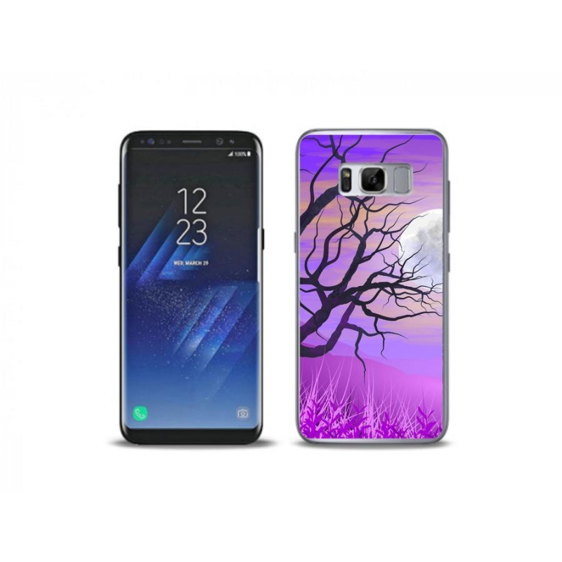 Gél tok mmCase Samsung Galaxy S8 Plus készülékhez - rajzfilmes kidőlt fa