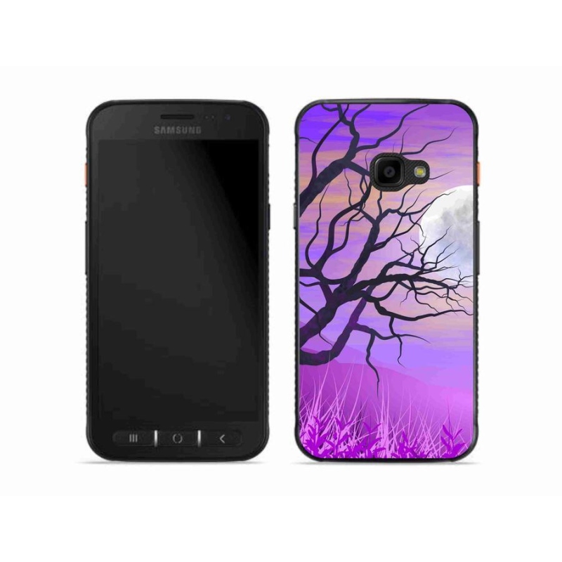 Gél tok mmCase a Samsung Galaxy Xcover 4S készülékhez - rajzfilmes kidőlt fa
