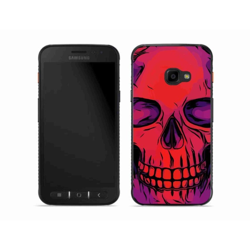 Gél tok mmCase a Samsung Galaxy Xcover 4S készülékhez - koponya