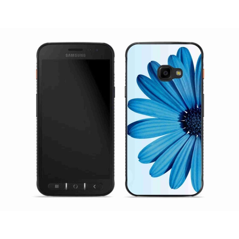 Gél tok mmCase a Samsung Galaxy Xcover 4S készülékhez - kék margaréta