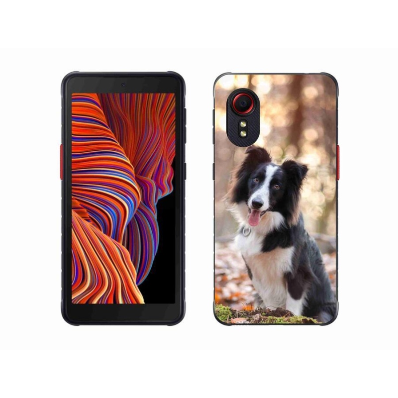 Gél tok mmCase a mobil Samsung Galaxy Xcover 5 - border colie 1
