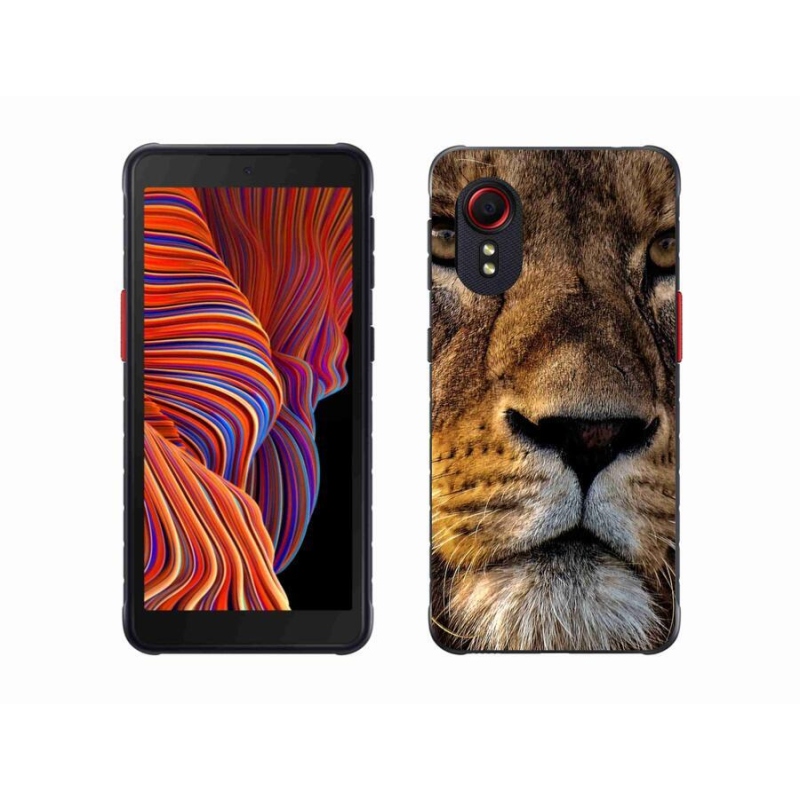 Gél tok mmCase a Samsung Galaxy Xcover 5 készülékhez - oroszlán