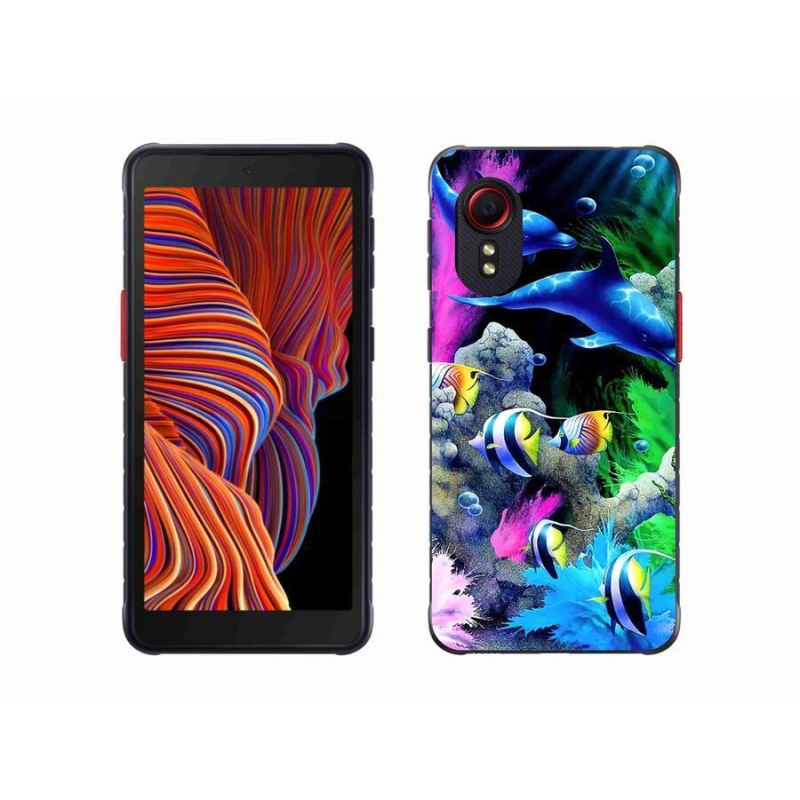 Gél tok mmCase mobiltelefonhoz Samsung Galaxy Xcover 5 - tenger világa
