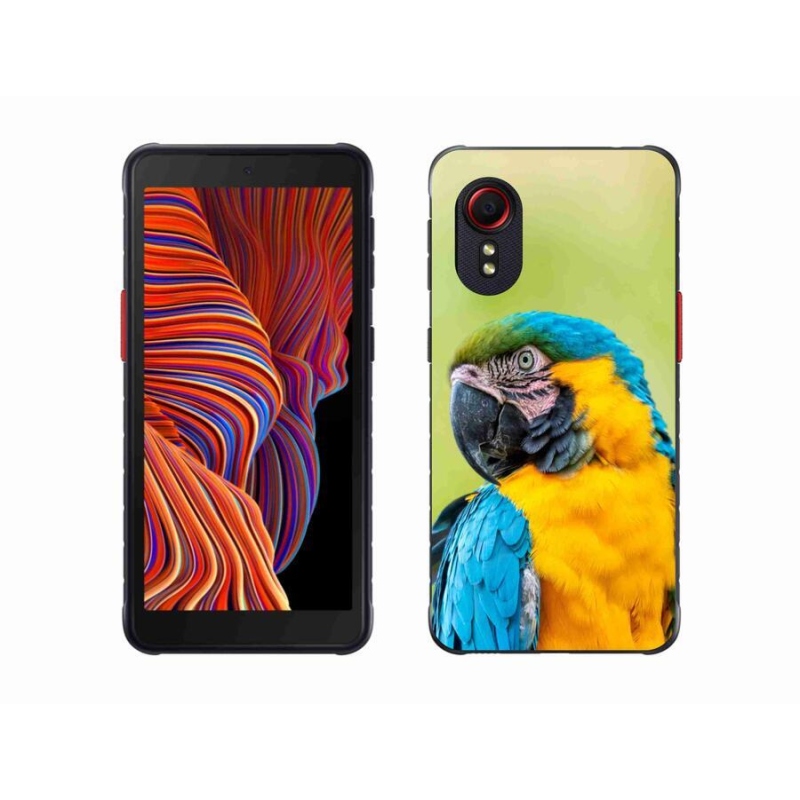 Gél tok mmCase a Samsung Galaxy Xcover 5 készülékhez - papagáj ara 2