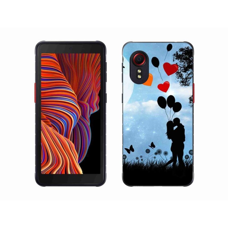 Gél tok mmCase mobiltelefonhoz Samsung Galaxy Xcover 5 - szerelmes pár