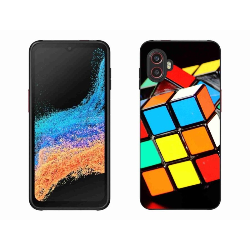Gél tok mmCase Samsung Galaxy Xcover 6 Pro készülékhez - Rubik-kocka